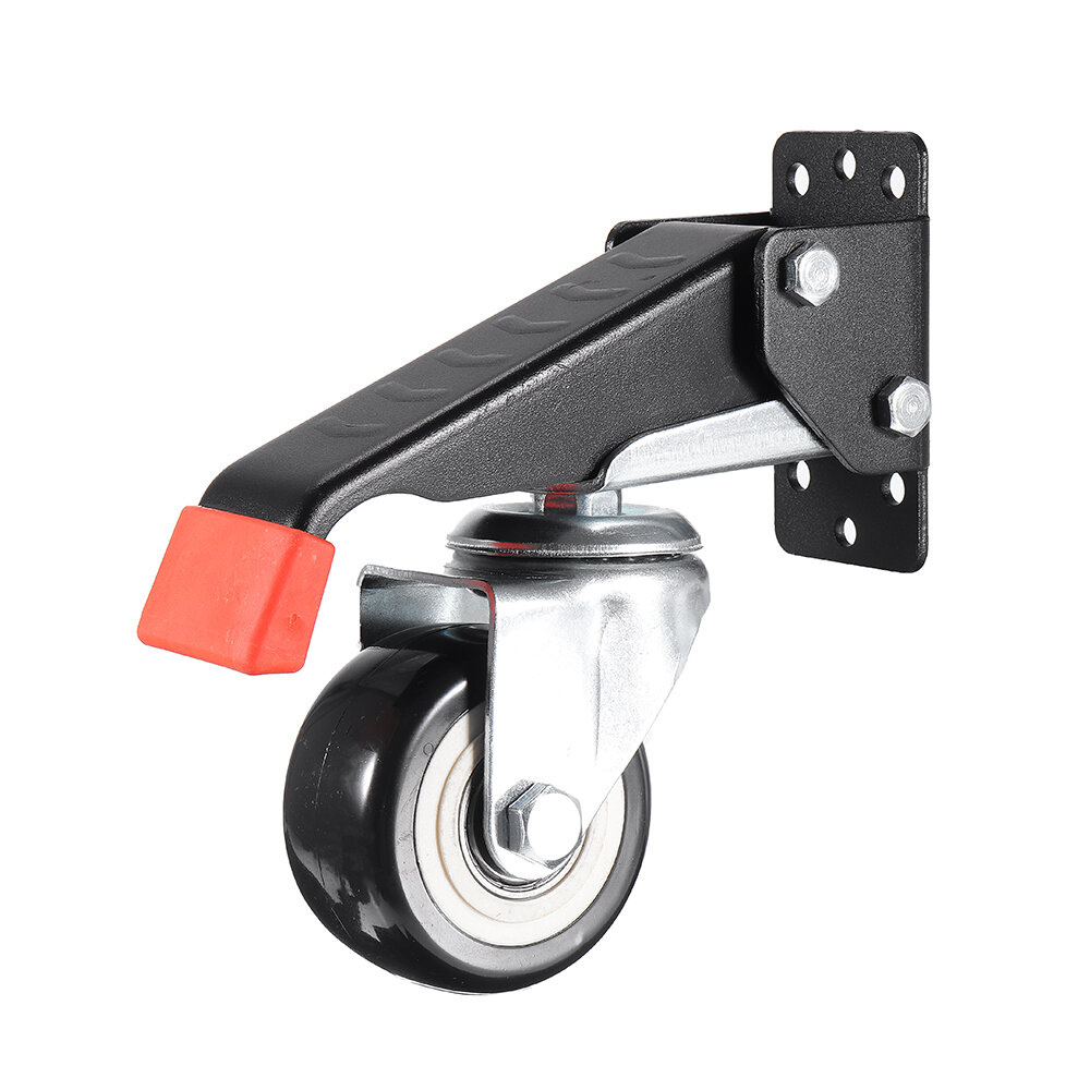 Image of 660 LBS Heavy Duty Workbench Casters Kit Retractable Caster Wheels for Workbenches Machinery and Tables