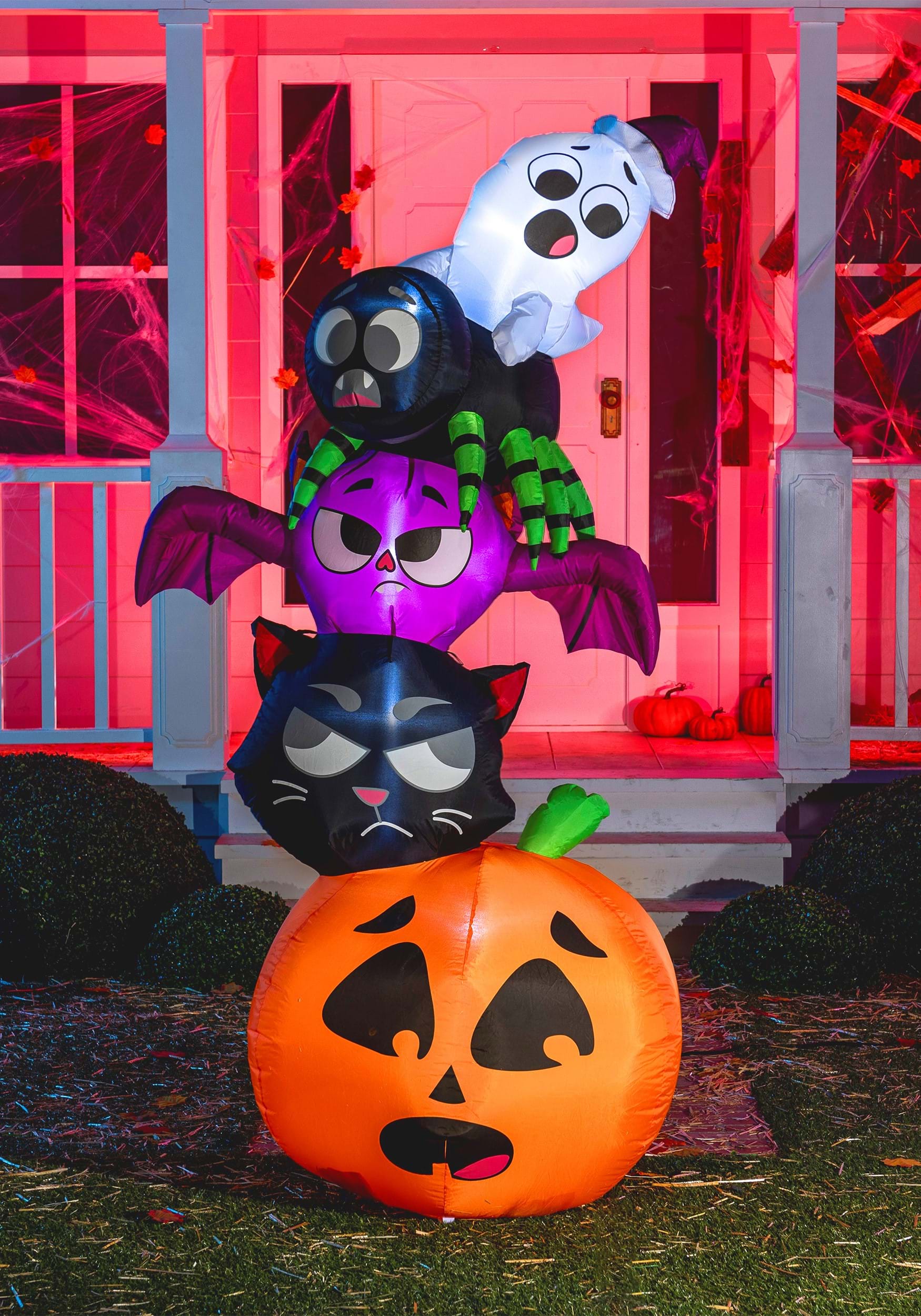 Image of 6FT Tall Large Spooky Family Inflatable Decoration ID JY30484-ST