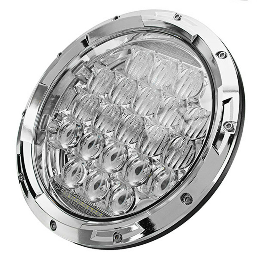 Image of 7 Inch 75W 6500K Motorcycle Stainless LED Headlights 5D Lens High/Low Beam Waterproof IP67