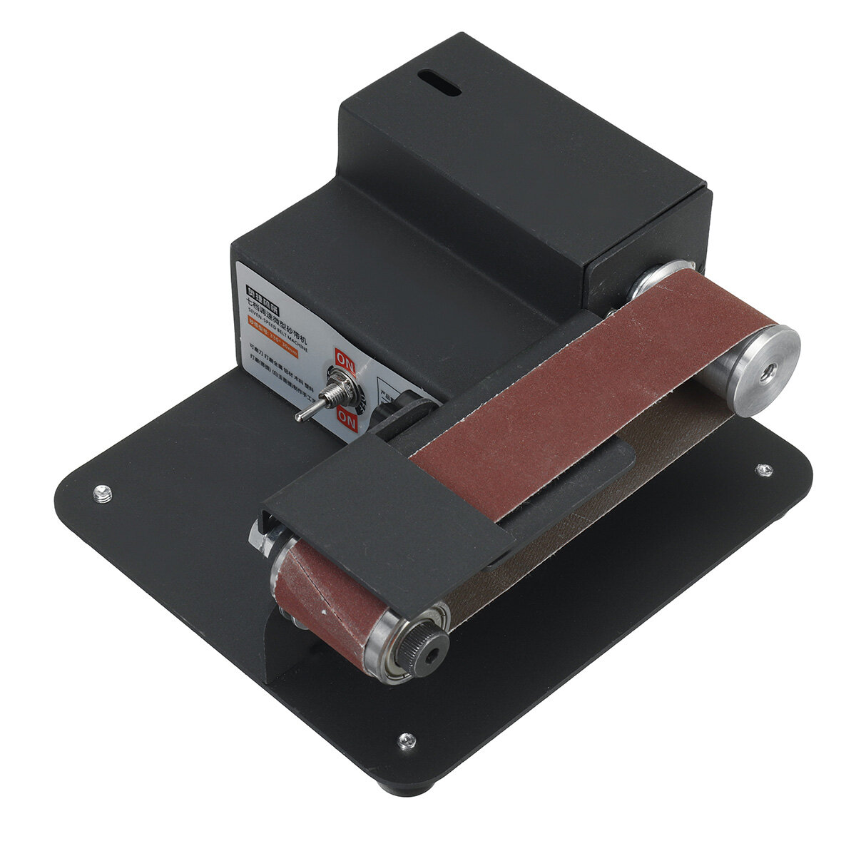 Image of 7 Speed Mini Electric Belt Sander Multi-function Mini Belt Machine Grinding Wheel Household Mini Fixed Angle Grinding Ma
