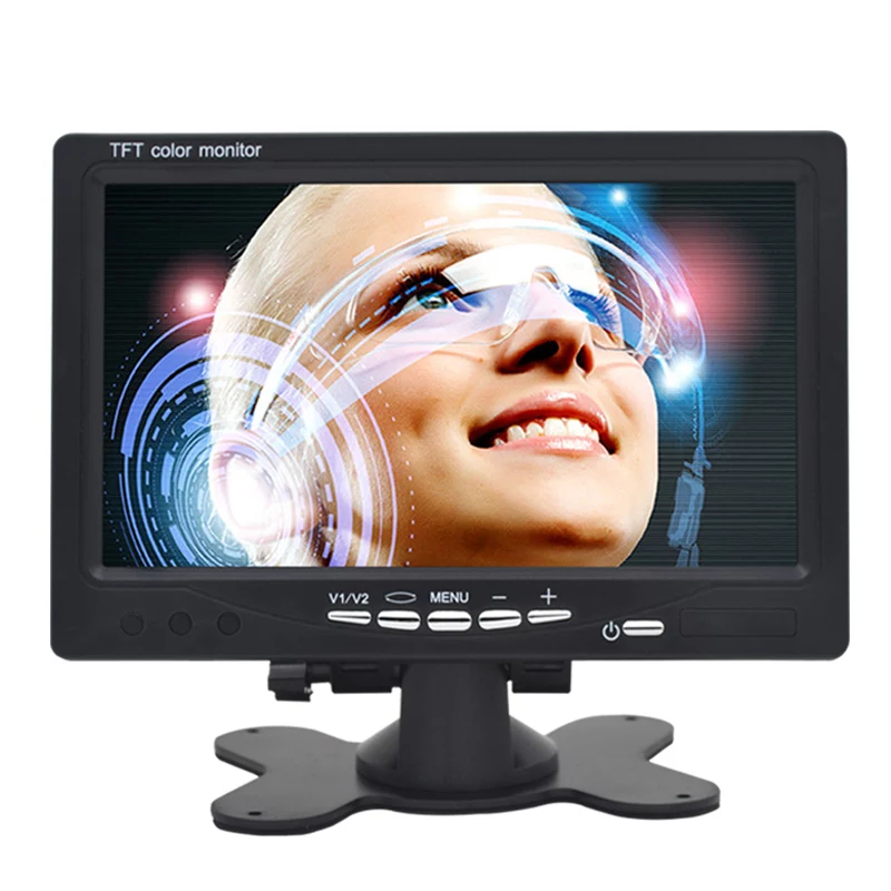 Image of 7003HDMI 7Inch Color LCD Display 1024 x 600 Monitor Support HDMI+VGA+AV for PC CCTV Security Camera Bus TruckMicroscop