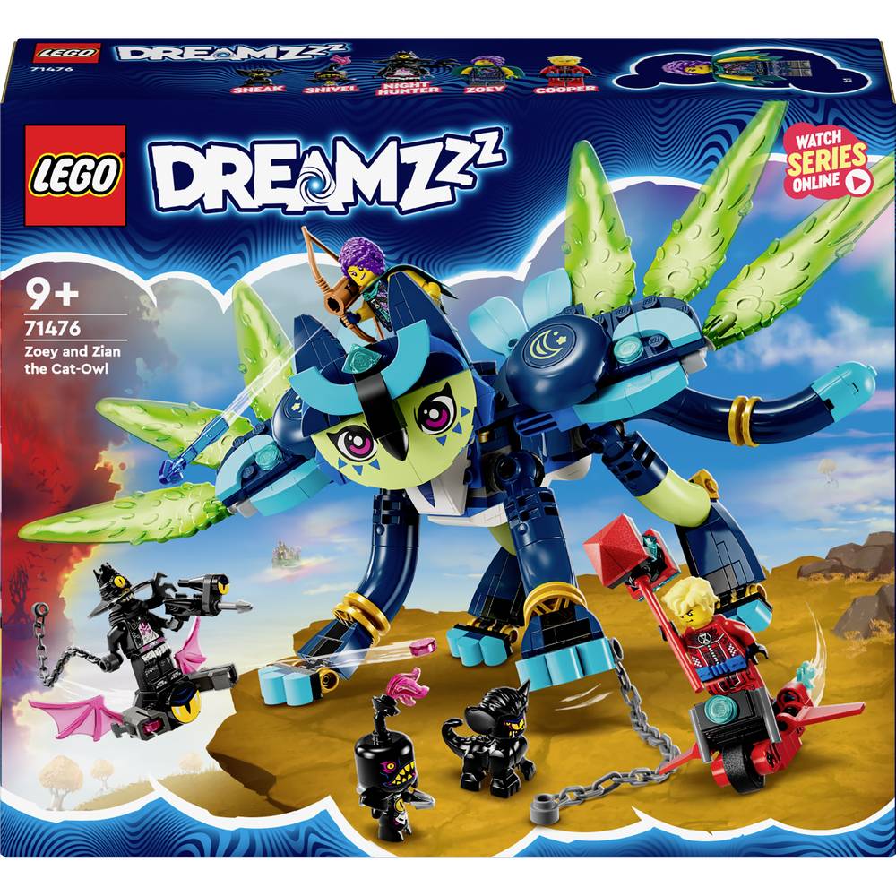 Image of 71476 LEGOÂ® DREAMZZZ Zoey and the cats owl Zian