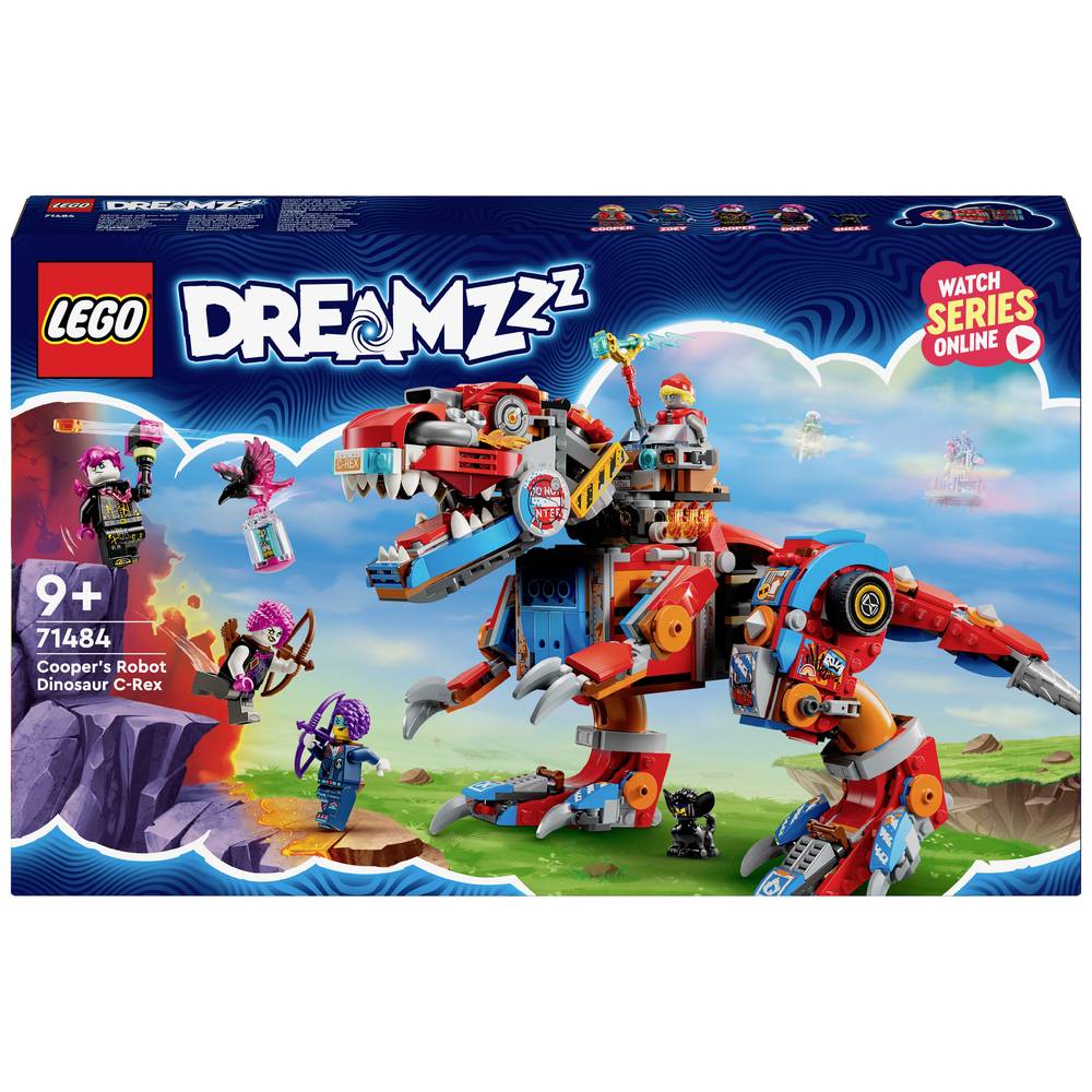 Image of 71484 LEGOÂ® DREAMZZZ Coopers Dino-Mech C-Rex