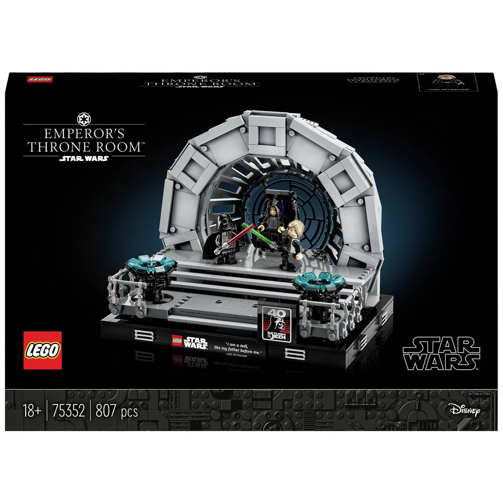 Image of 75352 LEGOÂ® STAR WARSâ¢ Emperors Throne Room â Diorama