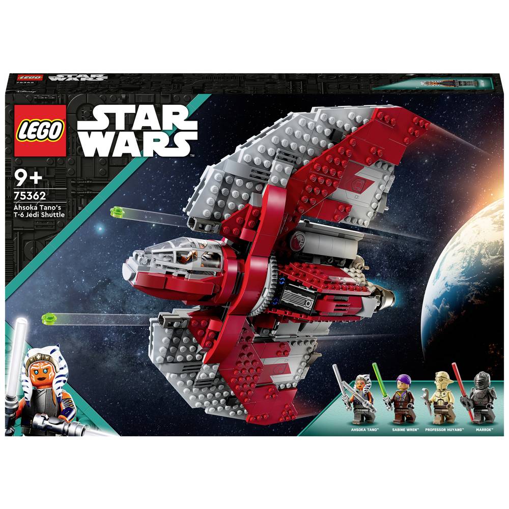 Image of 75362 LEGOÂ® STAR WARSâ¢ Ahsoka Tanos T-6 Jedi Shuttle