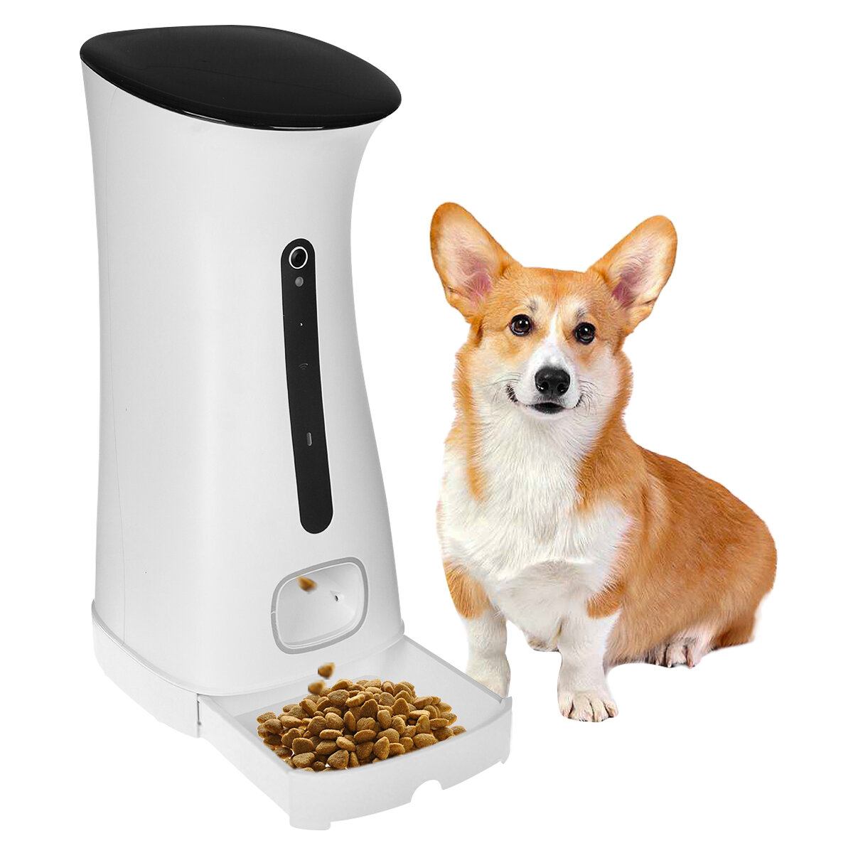 Image of 75L Pet Feeder APP control Remote Voice Interaction Intelligent with Night Vision Function Puppy Cat Dog Supplies Autom