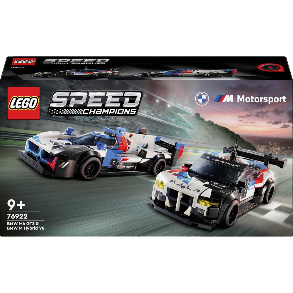 Image of 76922 LEGOÂ® SPEED CHAMPIONS BMW M4 GT3 & BMW M HYBRID V8 RACING CAR