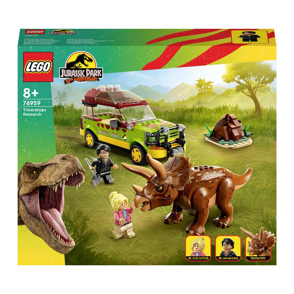 Image of 76959 LEGOÂ® JURASSIC WORLDâ¢ Triceratops Research