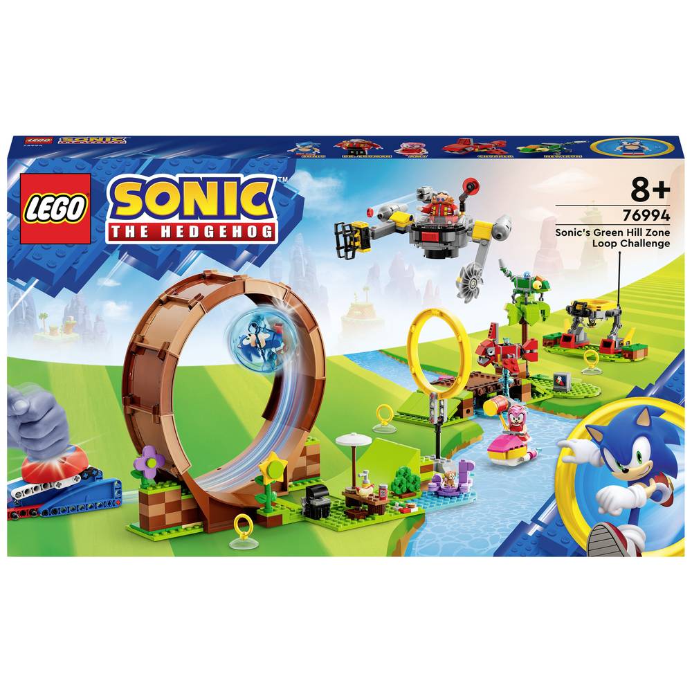 Image of 76994 LEGOÂ® Sonic the Hedgehog Sonics looping challenge in the Green Hill Zone