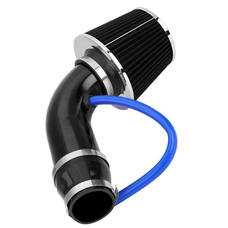 Image of 76mm 3" Universal Car Cold Air Intake Filter +Alumimum Induction Kit Pipe Hose