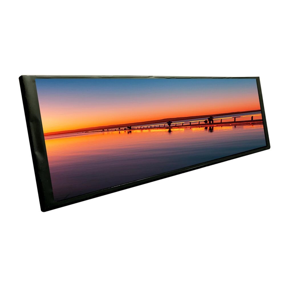 Image of 79 inch IPS PC Case Secondary Screen 400x1280 TFT LCD Temperature Monitoring Ultra Wide Stretched Bar Long Advertising