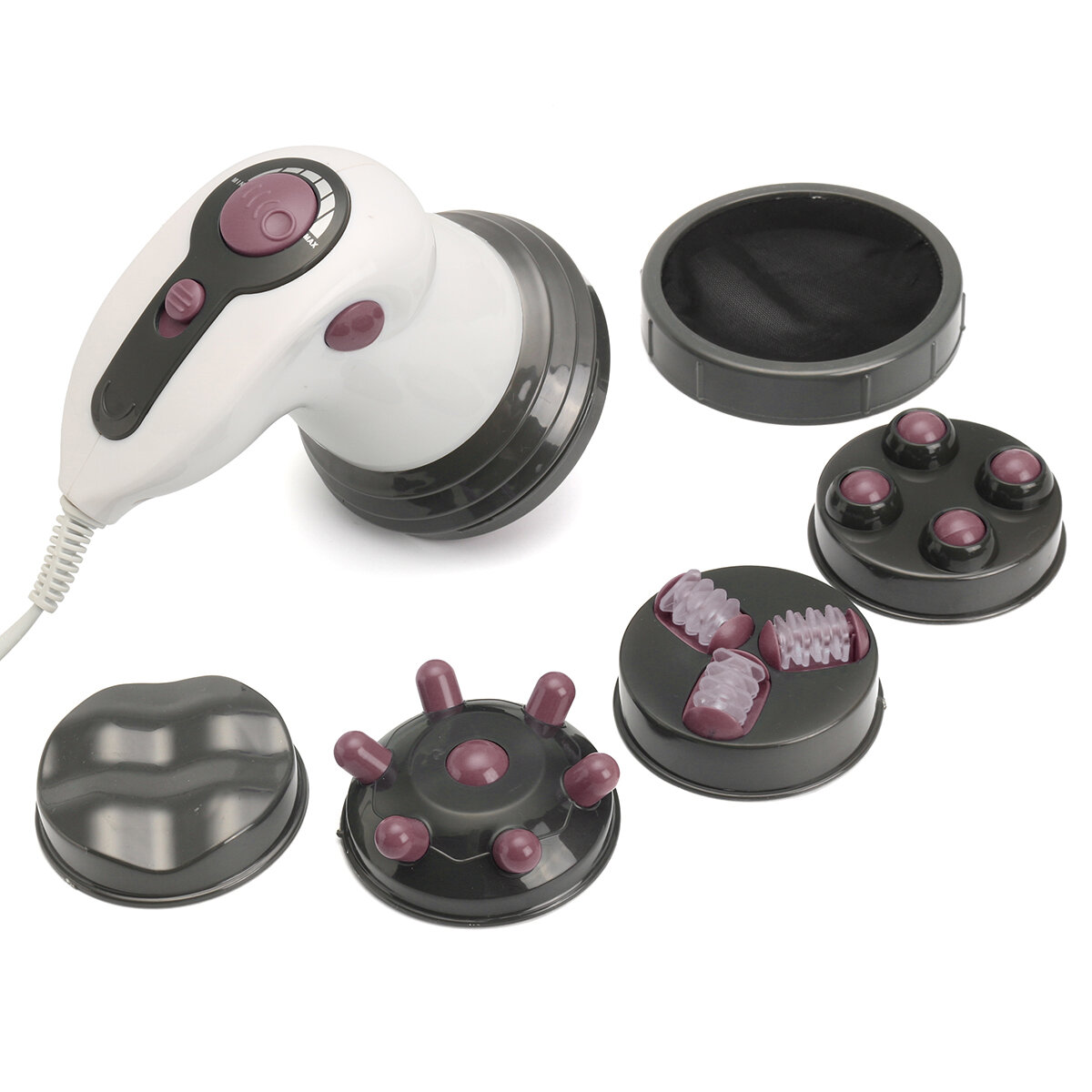 Image of 7pcs Infrared Electric Full Body Massager Slimming Equipment Anti-cellulite Machine With 4 Heads