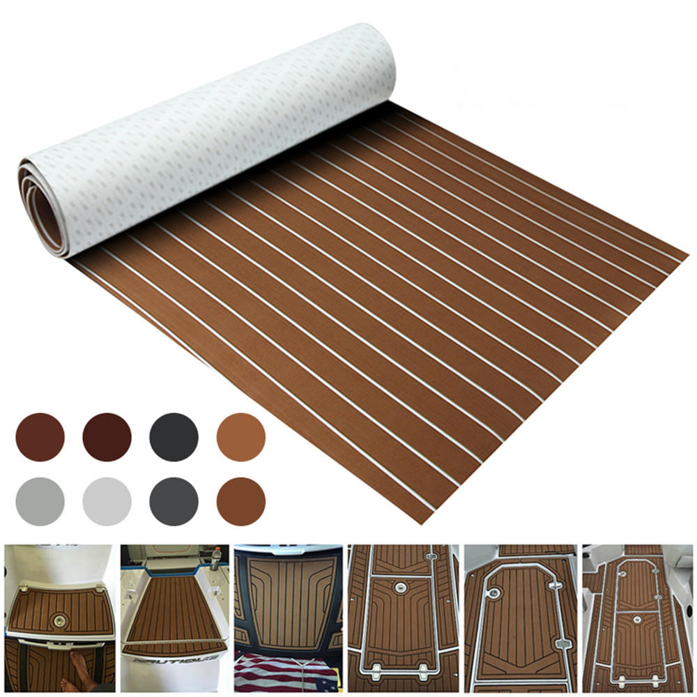 Image of 8 Styles 900x2000x5mm Marine Flooring Faux Teak EVA Foam Decking Sheet