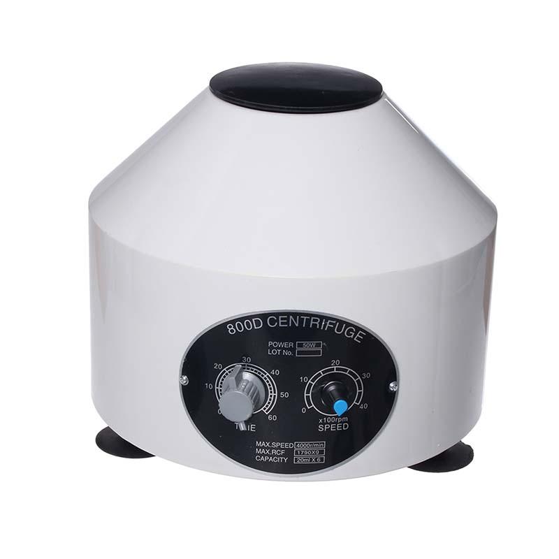 Image of 800D Electric Centrifuge Machine Lab Laboratory Medical 4000RPM w/ 6x20ml Rotor