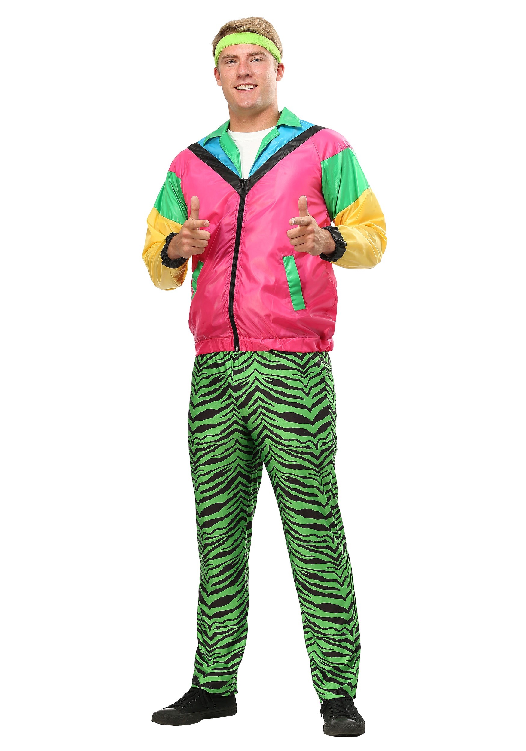 Image of 80s Jock Plus Size Costume for Men | 80s Costumes ID FUN6265PL-2X