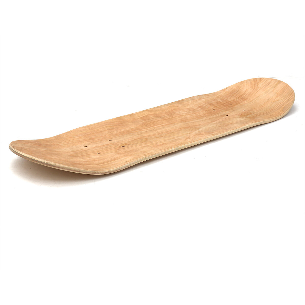Image of 8inch 8-Layer Maple Blank Double Concave Skateboards Natural Skate Deck Board DIY Longboard Deck