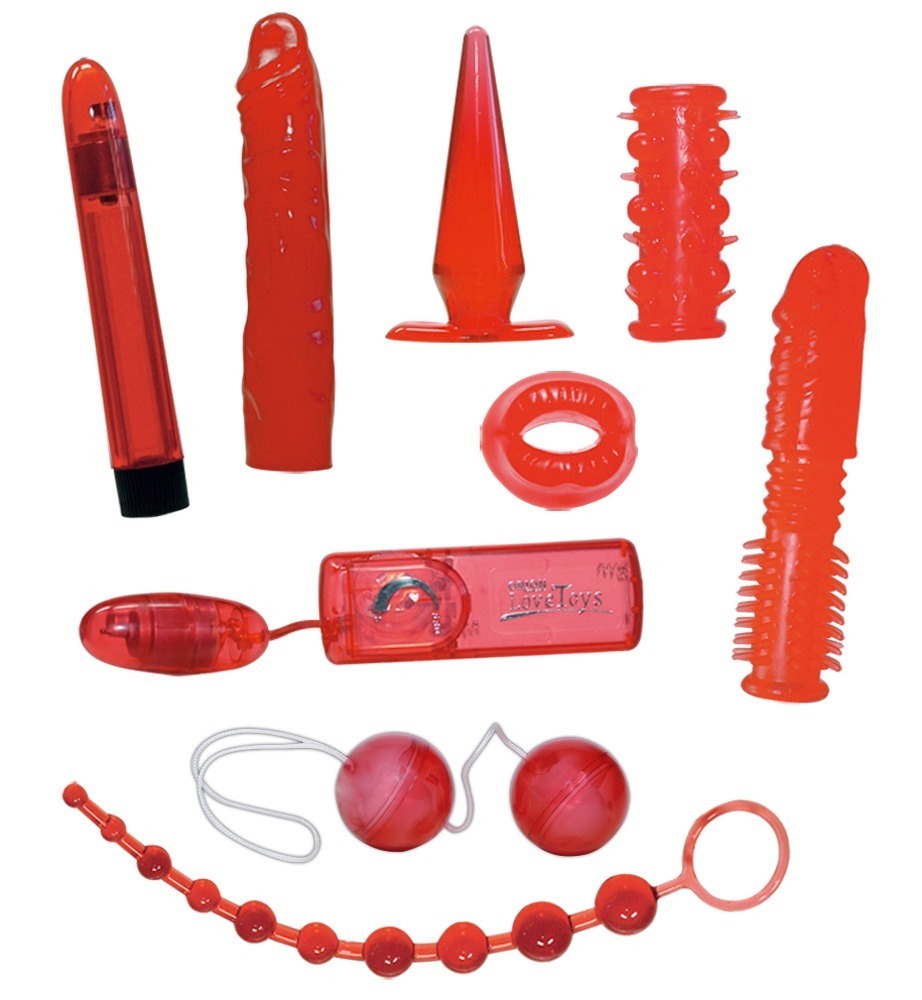 Image of 9-teiliges Toyset „Red Roses“ inklusive Batterien für die Vibro-Toys ID 05609360000