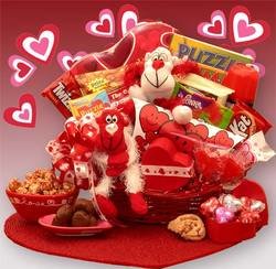 Image of A Little Monkey Business Kids Valentines Basket