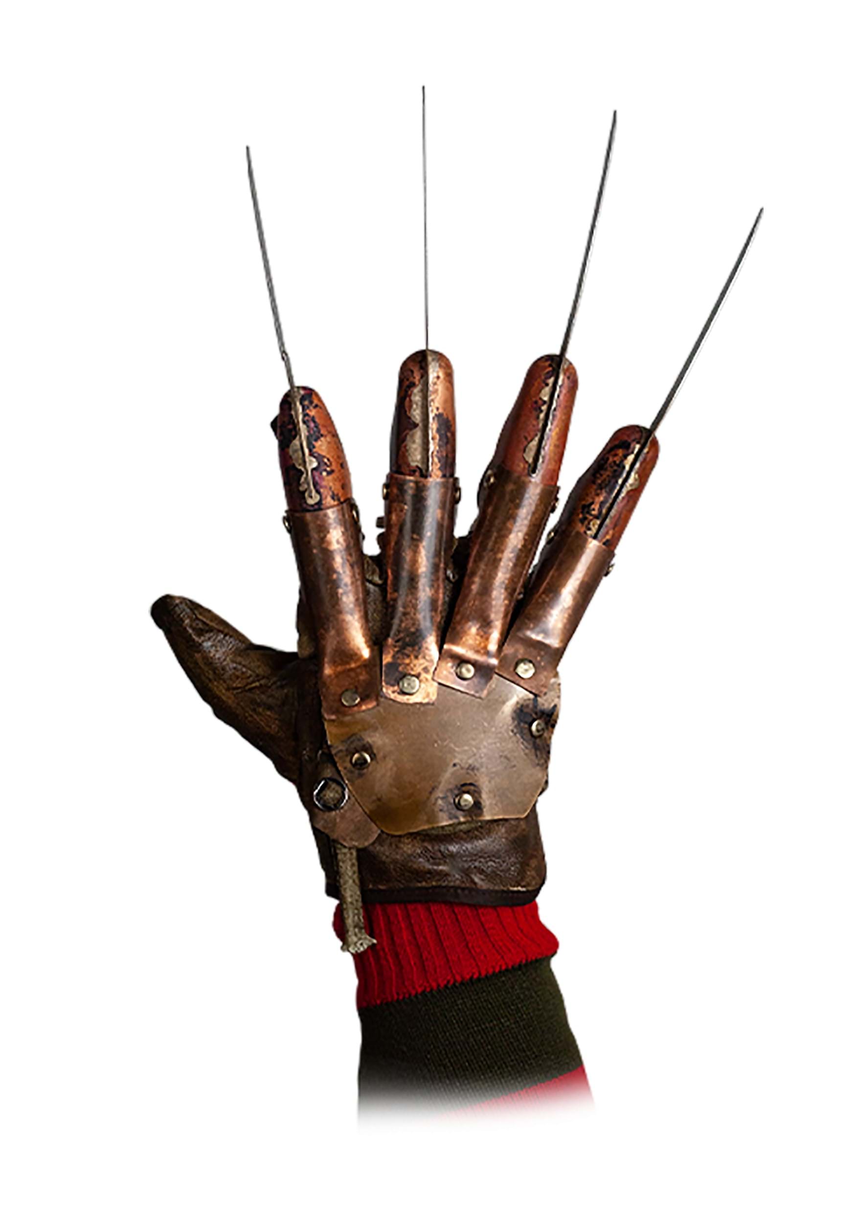 Image of A Nightmare on Elm Street Revenge Costume Replica Glove | Freddy Krueger Gloves ID TTAEWB101-ST
