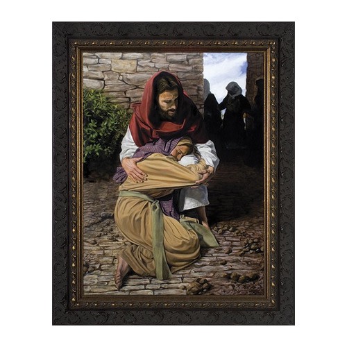 Image of A Prodigal Daughter with Dark Ornate Frame