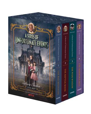 Image of A Series of Unfortunate Events #1-4 Netflix Tie-In Box Set