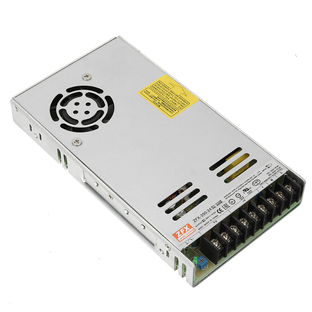 Image of AC 220V to DC 24V 350W Switch Power Supply with Cooling Fan for LED/Monitor Equipment Short Circuit Protection
