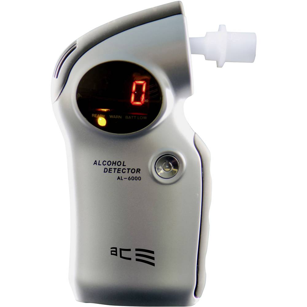 Image of ACE AL6000 Breathalyser Silver 00 up to 4 â° Exchangeable sensor Incl display