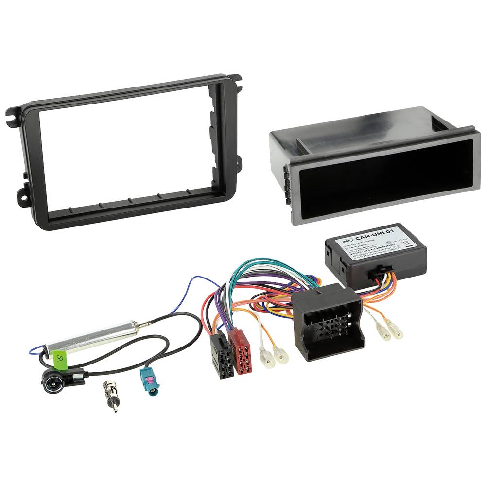 Image of ACV 611320-15-02 Car stereo DIN faceplate Compatible with: Seat Skoda Volkswagen