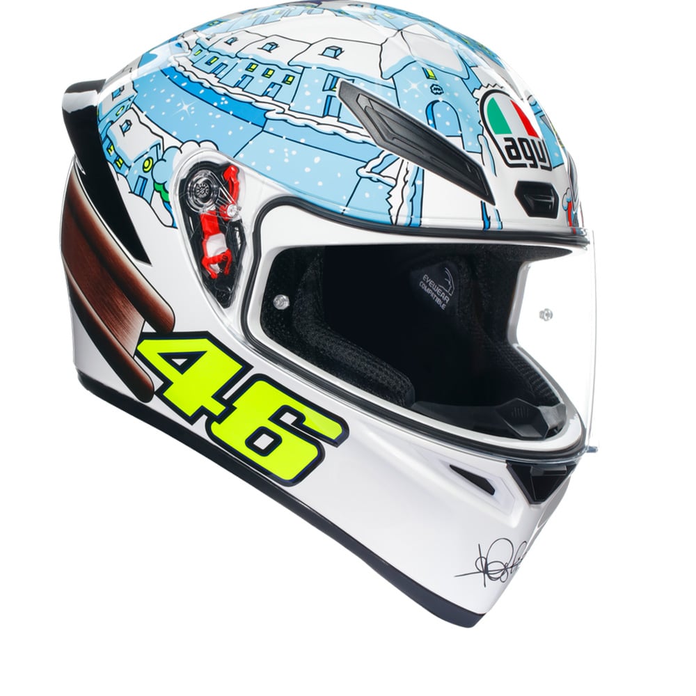 Image of AGV K1 S E2206 Rossi Winter Test 2017 024 Full Face Helmet Size S EN