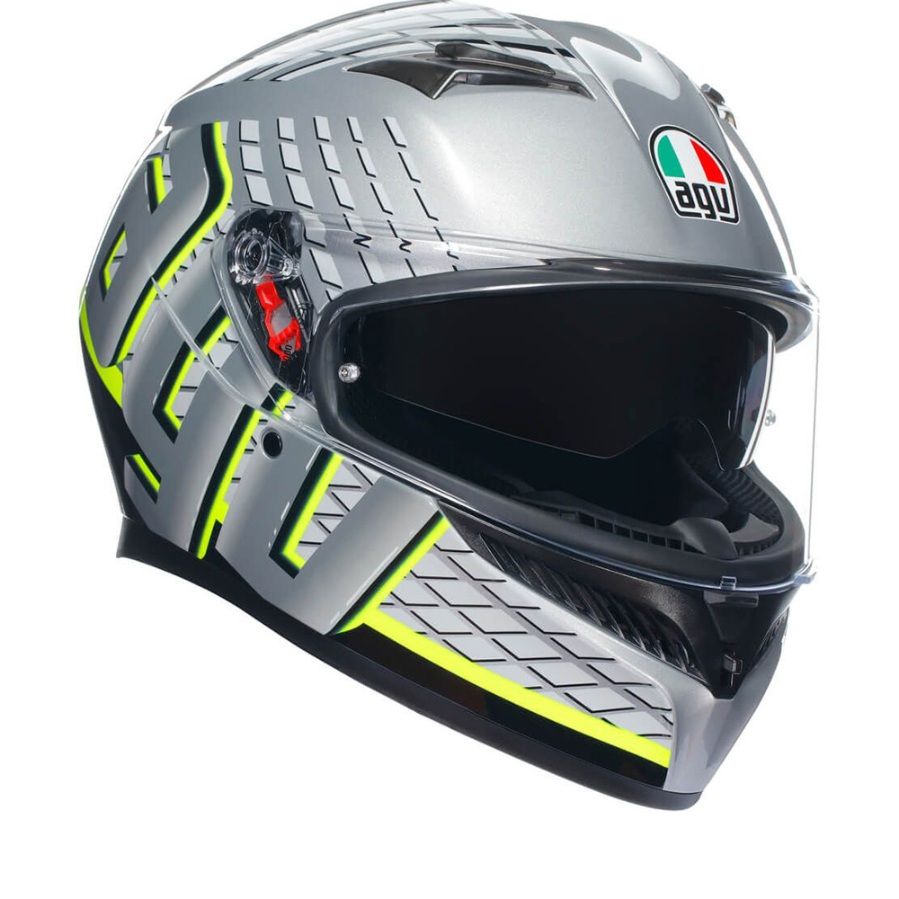 Image of AGV K3 E2206 MPLK Fortify Grey Black Yellow Fluo 011 Size XL ID 8051019590473