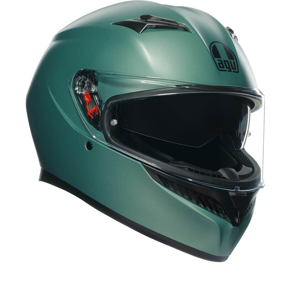 Image of AGV K3 E2206 MPLK Mono Matt Salvia Green 015 Full Face Helmet Size XL EN
