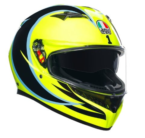 Image of AGV K3 E2206 MPLK Rossi WT Phillip Island 2005 002 Full Face Helmet Size XS EN