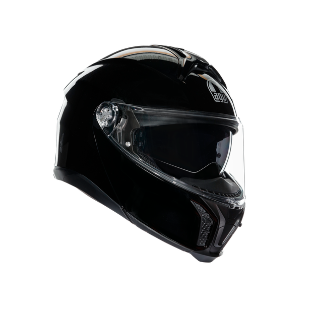 Image of AGV Tourmodular Solid Mplk Black Modular Helmet Size 2XL ID 8051019444103