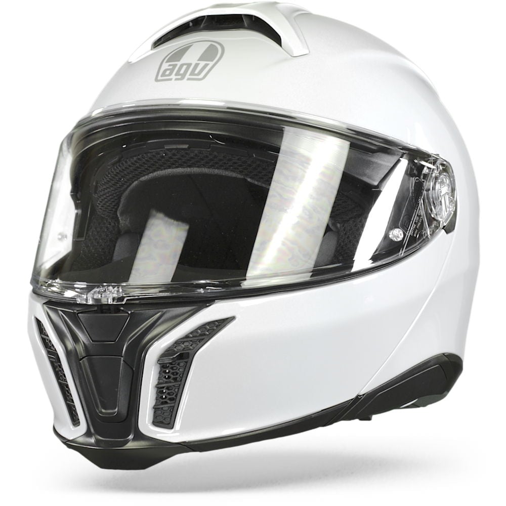 Image of AGV Tourmodular Solid Stelvio White Modular Helmet Size M EN