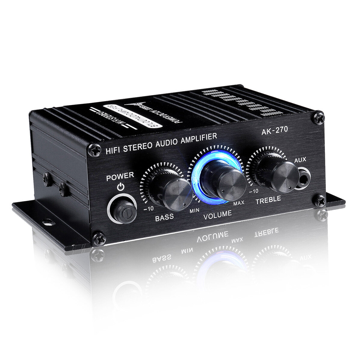 Image of AK270 2 Channel 12V Audio Power Amplifier Low Distortion Support AUX Mini HIFI Power Amplifier
