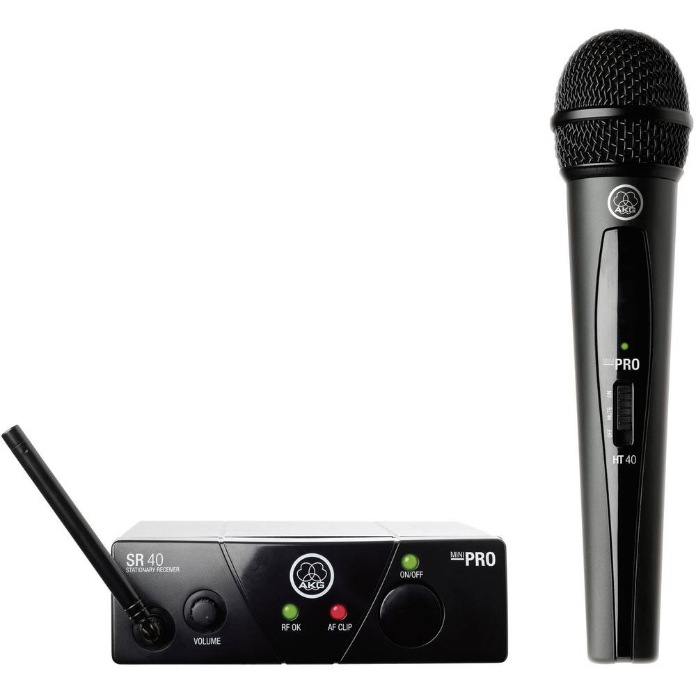 Image of AKG WMS40Mini Vocal Set ISM2 Wireless microphone set Transfer type (details):Radio
