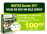 Image of AMC00 MAXTAX - Beraterversion 2017 - 100 Akten - Neukunden ID 4705692
