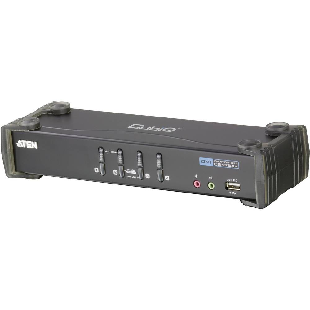 Image of ATEN CS1764A 4 ports KVM changeover switch DVI USB 1920 x 1200 Pixel