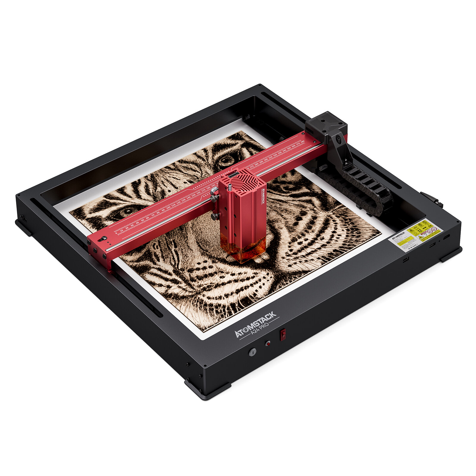 Image of ATOMSTACK A24 Pro Laser Engraver 24W Laser Output Power Laser Engraving Machine with Installation Free / App Control / 4