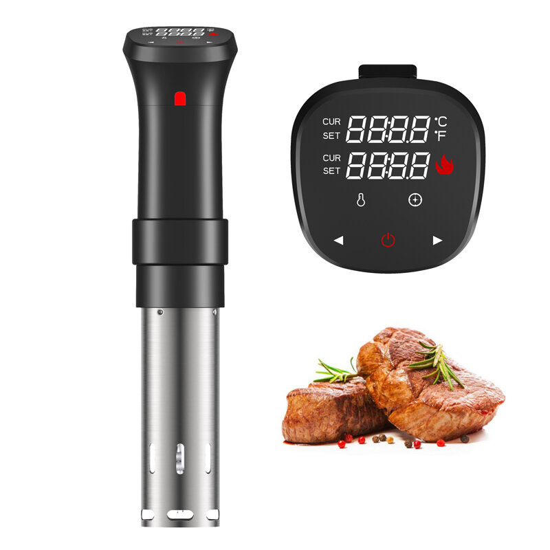 Image of AUGIENB SC-002 1100W Sous Vide Cooker Thermal Immersion Circulator Machine with Large Digital LCD Display Time and Tempe