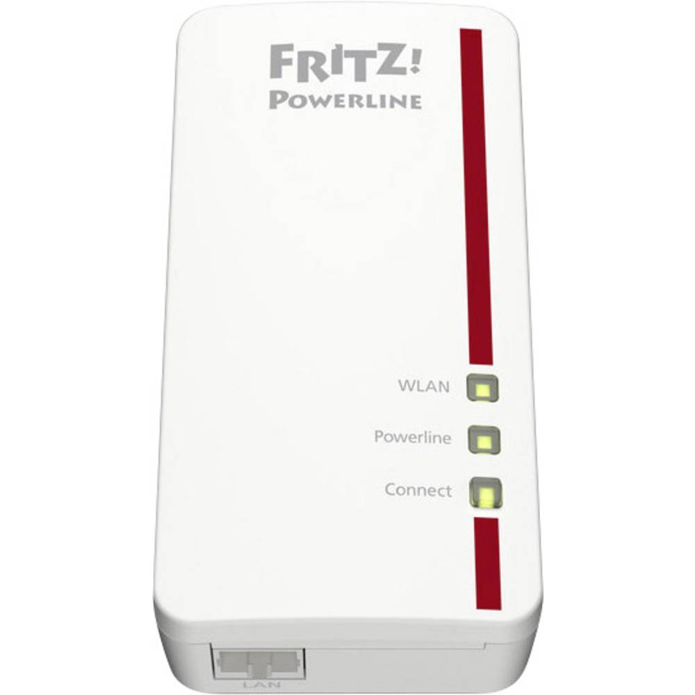 Image of AVM FRITZ!Powerline 1260 Single Powerline Wi-Fi adapter 20002789 1200 MBit/s
