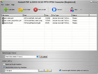 Image of AVT100 Aostsoft PDF to DOCX XLSX PPTX PPSX Converter ID 4656493