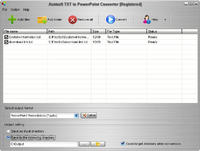Image of AVT100 Aostsoft TXT to PowerPoint Converter ID 4656533