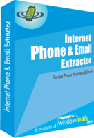 Image of AVT100 Internet Phone and Email Extractor ID 4687280