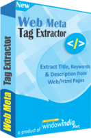Image of AVT100 Web Meta Tag Extractor ID 4665190