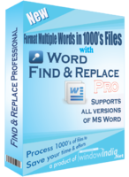 Image of AVT100 Word Find and Replace Professional ID 4576866