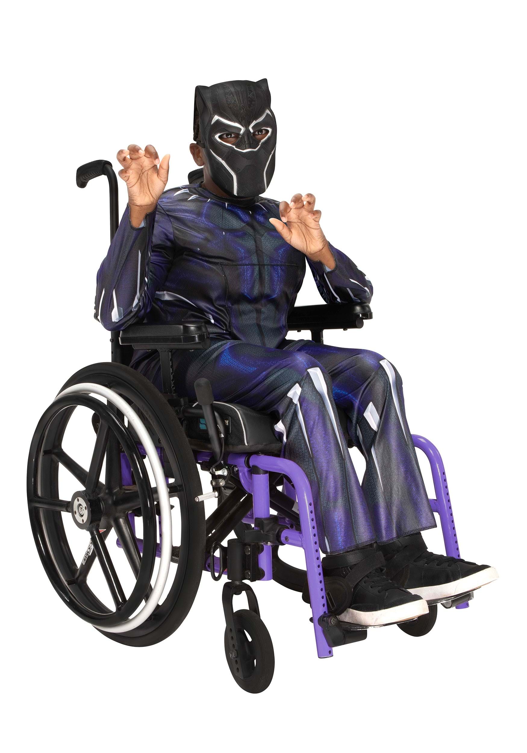 Image of Adaptive Black Panther Kid's Costume | Marvel Costumes ID JWC1507-L