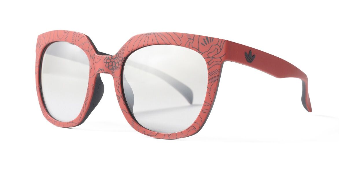 Image of Adidas Originals AOR008 SBG053 53 Lunettes De Soleil Femme Rouges FR