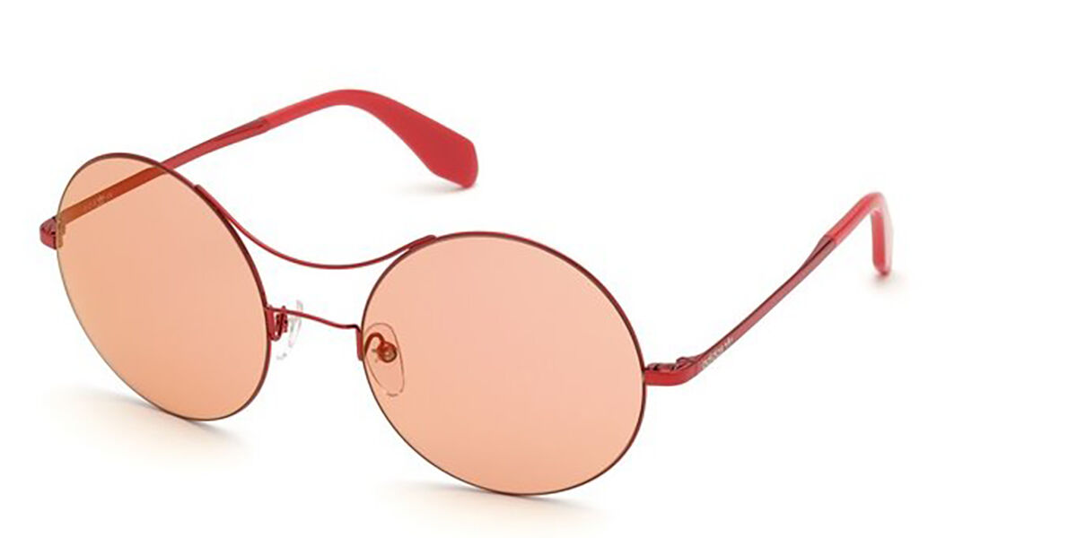 Image of Adidas Originals OR0002 66U 57 Lunettes De Soleil Femme Rouges FR