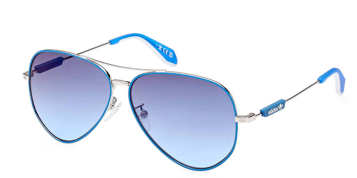 Image of Adidas Originals OR0085 92X Gafas de Sol para Hombre Azules ESP